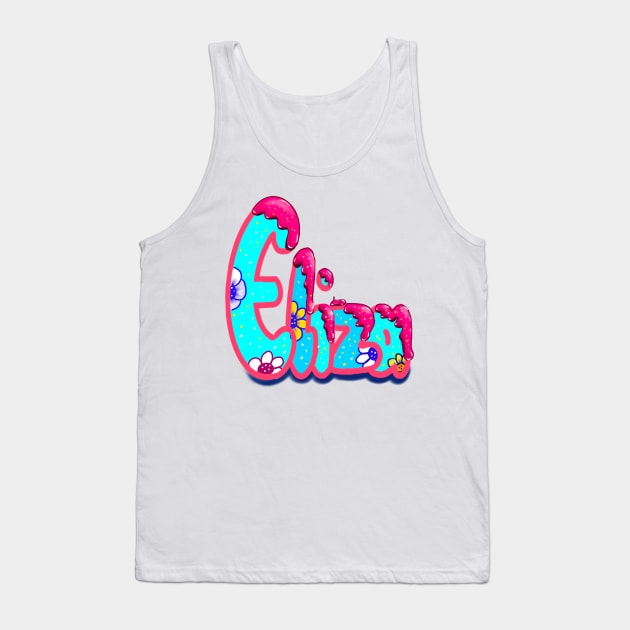 Eliza graffit name Tank Top by Artonmytee